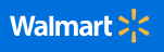 Walmart logo with blue background and yellow spark symbol.